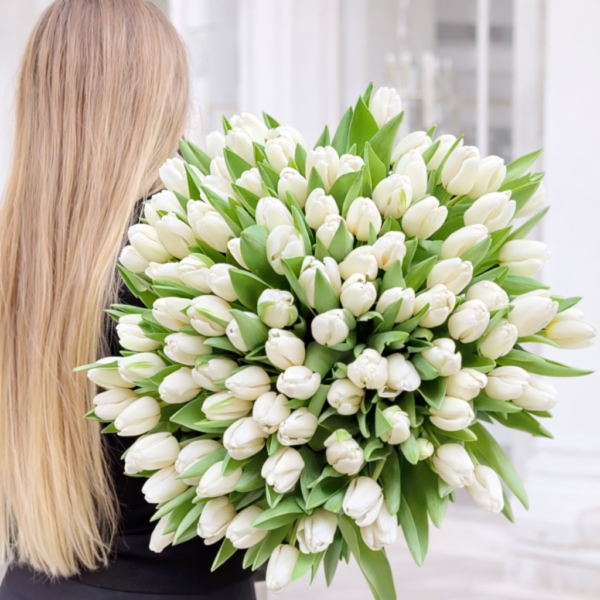 White Tulips Bouquet